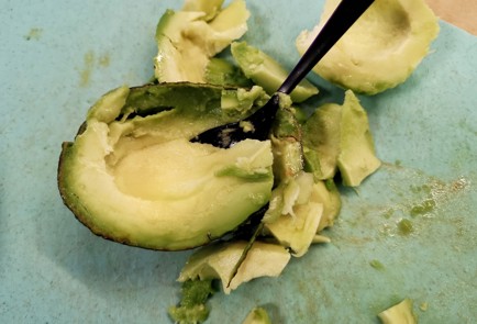 Фото шага рецепта Классический овсяноблин с начинкой 140428 шаг 4  