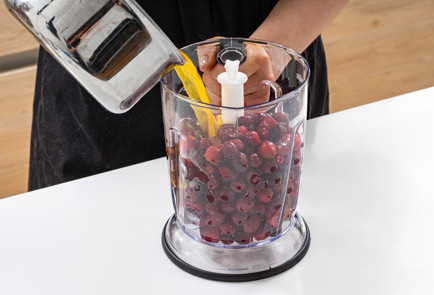 Фото шага рецепта Клюквенный щербет 189258 шаг 6  