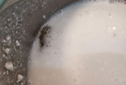 Фото шага рецепта Кокосовая паннакотта с малиной 152487 шаг 4  