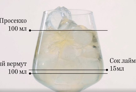 Фото шага рецепта Коктейль Мартини рояле 69297 шаг 3  