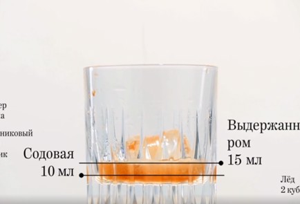 Фото шага рецепта Коктейль Олдфэшенд на выдержанном роме 69298 шаг 3