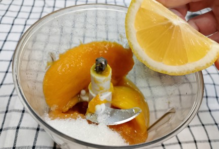 Фото шага рецепта Коктейль с шампанским и манго на 14 февраля 191274 шаг 4  