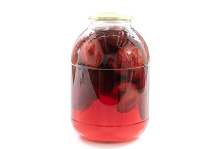 Фото шага рецепта Компот из слив с ромом 174636 шаг 10  