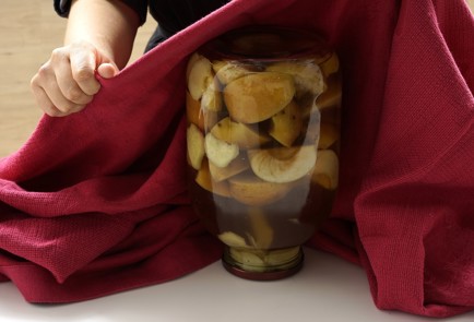 Фото шага рецепта Компот из яблок с имбирем 152703 шаг 10  