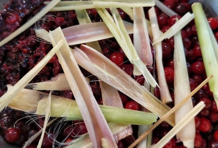 Фото шага рецепта Концентрированный ягодный морс с лемонграссом 152313 шаг 2