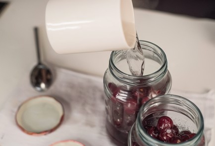 Фото шага рецепта Концентрированный компот из вишни 138521 шаг 7  