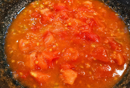 Фото шага рецепта Конкилье с соусом песто и горгонзолой 151969 шаг 4  