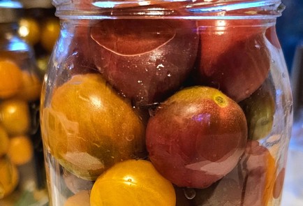 Фото шага рецепта Консервированные помидоры черри 190093 шаг 3  