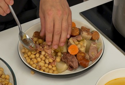 Фото шага рецепта Испанское мясное рагу косидо 136851 шаг 7  