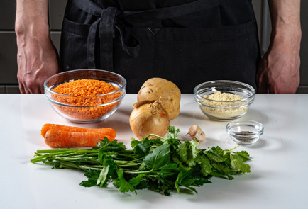 Фото шага рецепта Котлеты из чечевицы 191460 шаг 1  