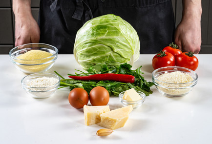 Фото шага рецепта Котлеты из капусты с острым соусом 191452 шаг 1  