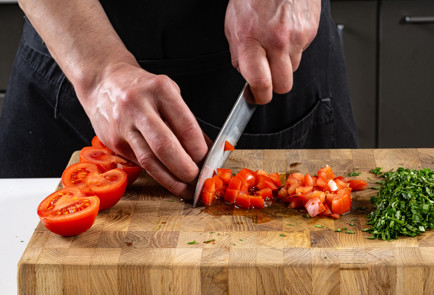 Фото шага рецепта Котлеты из капусты с острым соусом 191452 шаг 11  