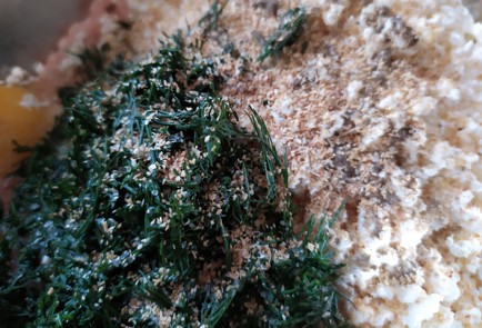 Фото шага рецепта Котлеты из куриного филе с творогом 189398 шаг 7  