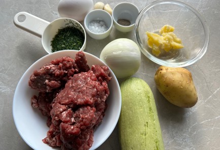 Фото шага рецепта Котлеты с кабачком и картофелем 174268 шаг 1  