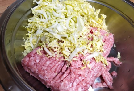 Фото шага рецепта Котлеты с пекинской капустой 189237 шаг 1  