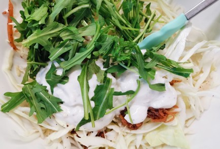 Фото шага рецепта Коулсло с баклажаном 176198 шаг 10  