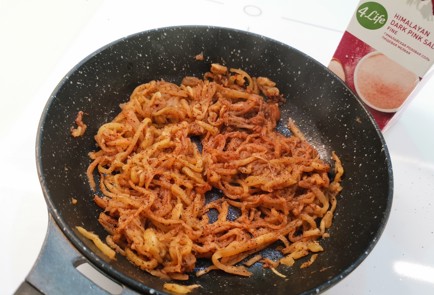 Фото шага рецепта Коулсло с баклажаном 176198 шаг 5  