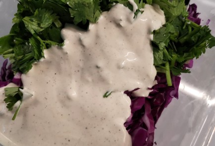 Фото шага рецепта Коулсло с кинзой 174735 шаг 9  