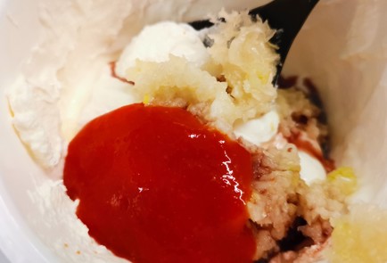 Фото шага рецепта Коулсло с соусом цахтон 175393 шаг 7  