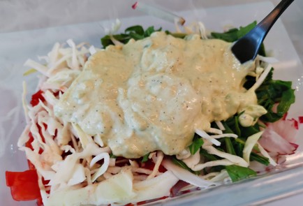 Фото шага рецепта Коулсло с заправкой из авокадо 187140 шаг 11