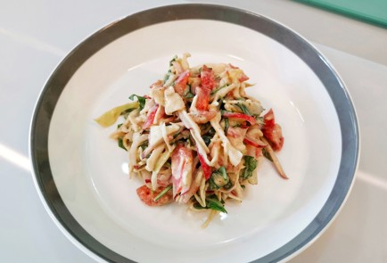 Фото шага рецепта Коулсло с заправкой из авокадо 187140 шаг 12