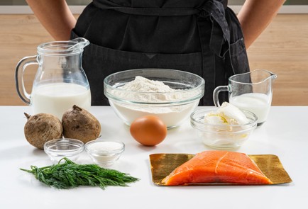 Фото шага рецепта Красные блины 175465 шаг 1  