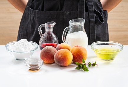 Фото шага рецепта Крем шантильи с персиками 17605 шаг 1  