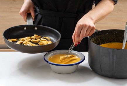 Фото шага рецепта Кремсуп из батата с сейтаном 176033 шаг 10  