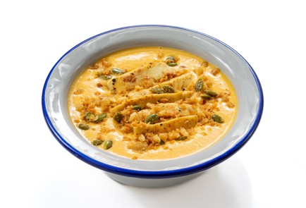 Фото шага рецепта Кремсуп из батата с сейтаном 176033 шаг 11  