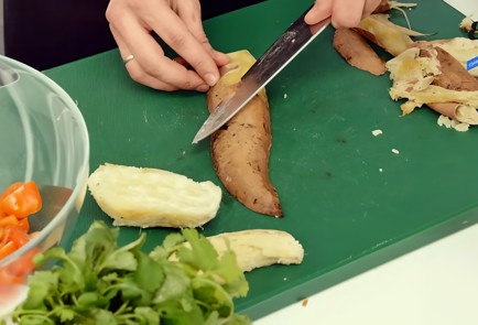 Фото шага рецепта Креольский салат с бататом 92163 шаг 3  