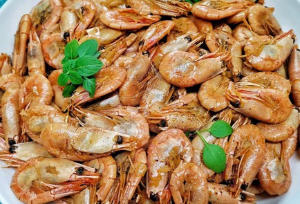 Фото шага рецепта Креветки обжаренные в имбирногорчичном соусе 152749 шаг 12