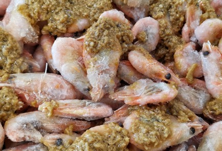 Фото шага рецепта Креветки обжаренные в имбирногорчичном соусе 152749 шаг 7