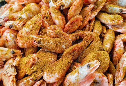 Фото шага рецепта Креветки обжаренные в имбирногорчичном соусе 152749 шаг 9