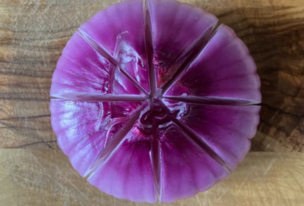 Фото шага рецепта Креветки с овощами в духовке под острым соусом 174618 шаг 6  