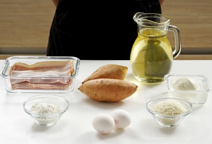 Фото шага рецепта Крокеты из батата 152825 шаг 1  