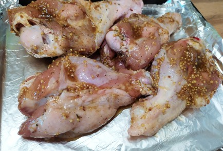 Фото шага рецепта Крыло индейки в горчичномедовом маринаде 188813 шаг 8  