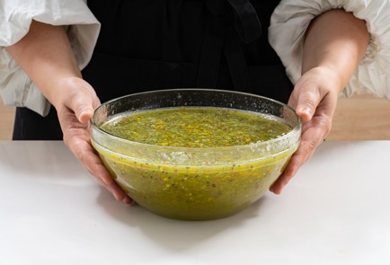 Фото шага рецепта Варенье из крыжовника и апельсина без варки 174192 шаг 7  