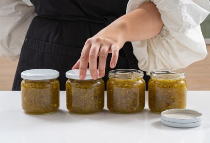 Фото шага рецепта Варенье из крыжовника и апельсина без варки 174192 шаг 9  