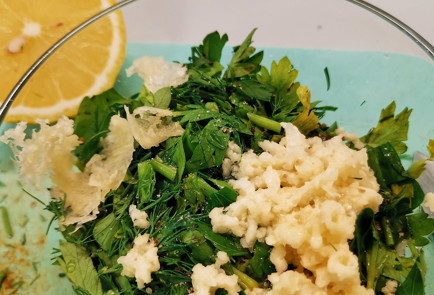 Фото шага рецепта Кукуруза в чесночносливочном соусе с зеленью 151497 шаг 7  