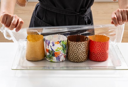 Фото шага рецепта Кулич с начинкой 188909 шаг 9  