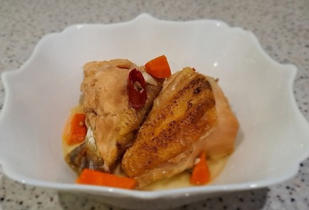 Фото шага рецепта Курица домашняя тушенная в духовке 190596 шаг 10  