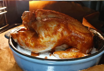 Фото шага рецепта Курица к новогоднему столу 175390 шаг 9  