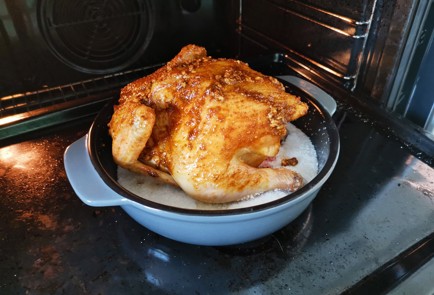 Фото шага рецепта Курица на соли 190521 шаг 10  