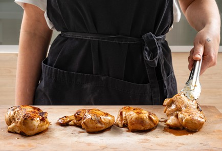 Фото шага рецепта Курица с ананасом и сыром 187605 шаг 5  