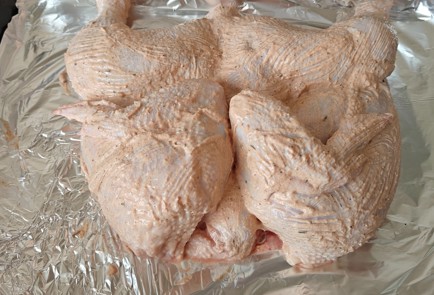 Фото шага рецепта Курица с хрустящей корочкой в духовке 191209 шаг 10