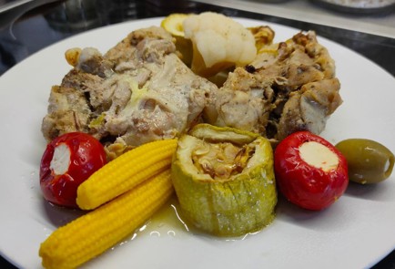 Фото шага рецепта Курица с кабачками в рукаве 176224 шаг 12  