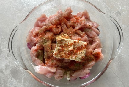 Фото шага рецепта Курица с овощами в духовке 186996 шаг 8  