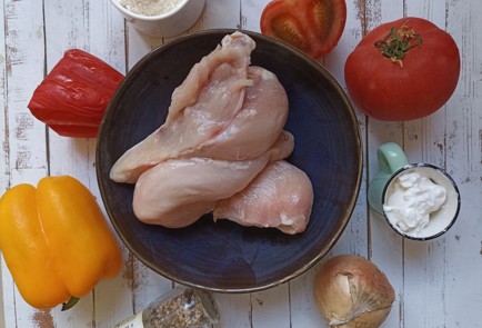 Фото шага рецепта Куриная грудка с болгарским перцем 190967 шаг 1