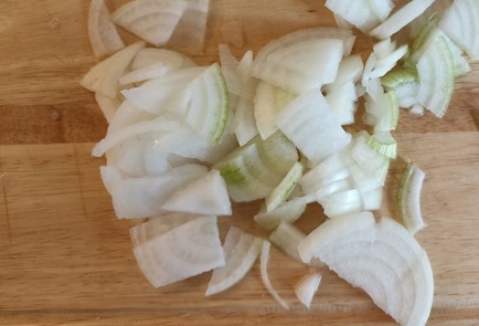 Фото шага рецепта Куриная грудка с болгарским перцем 190967 шаг 2