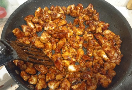 Фото шага рецепта Кислосладкая курица покитайски с рисом 191509 шаг 14  